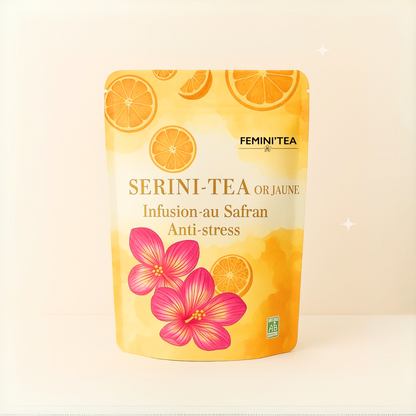 SERINI-TEA Infusion Bio au Safran, Anti stress